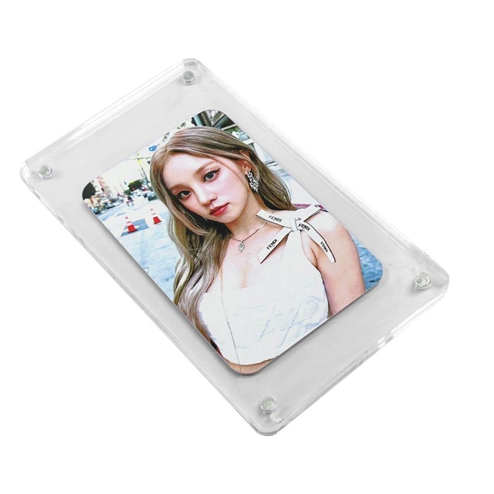 Acrylic Picture Frame Double Sided Fridge Magnetic Frame Accessories Magnetic Picture Frame