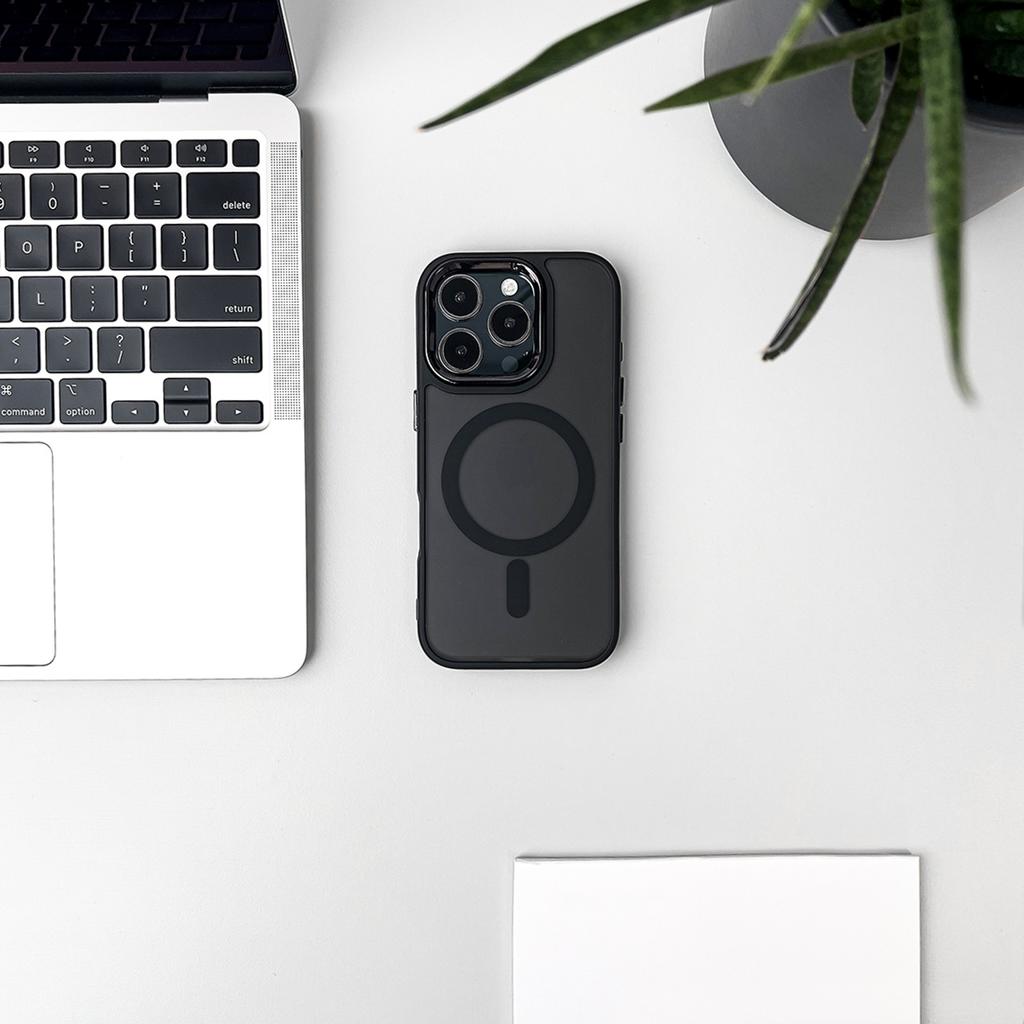 Hurtel MagSafe & Magnetic iPhone 16 Case - Black