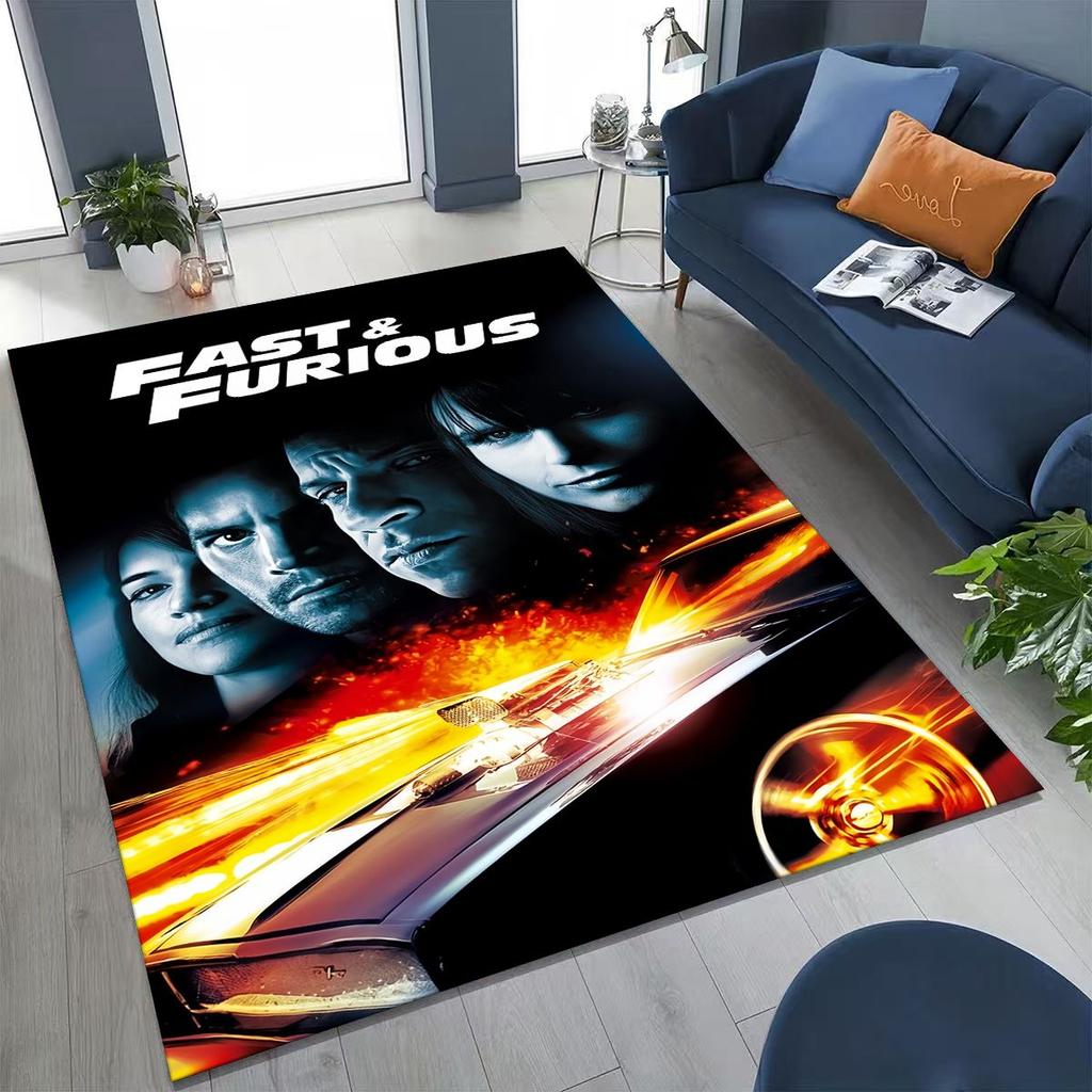 Модный Ковер Fast & Furious X Dominic Art для Спальни Гостиной Дивана Дома Декор Коврика для Двери, Большой Детский Нескользящий Напольный Коврик