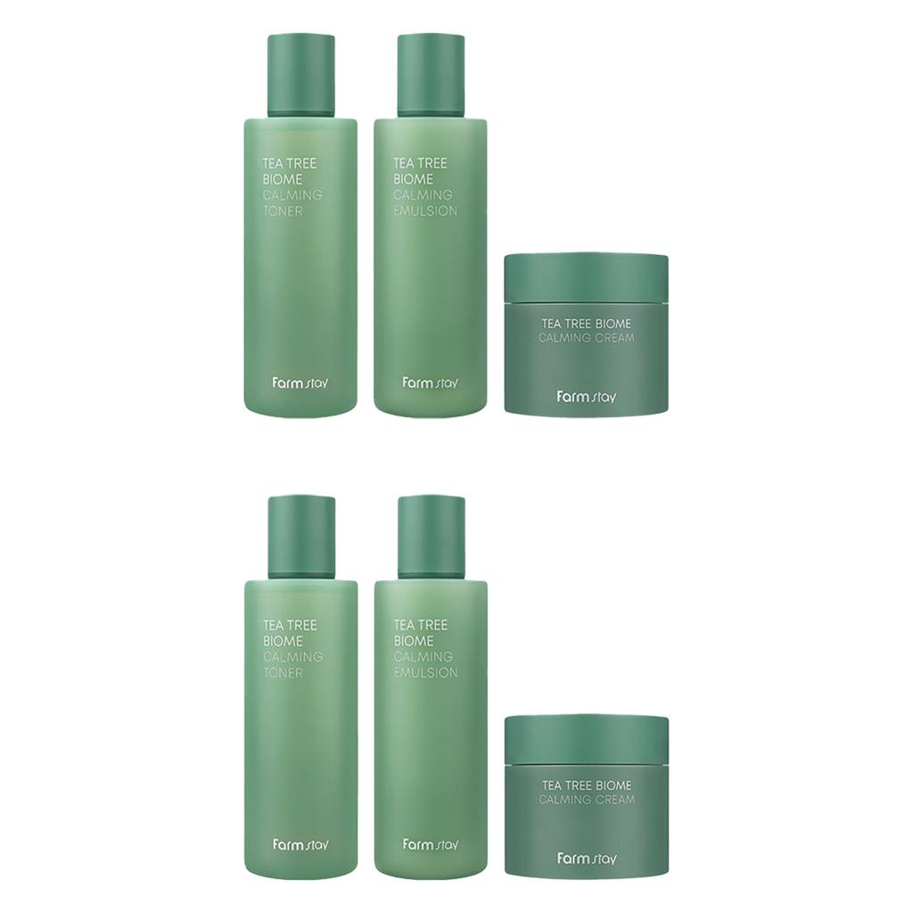 FARM STAY Успокаивающий тоник Tea Tree Biome + эмульсия + крем (2 варианта)