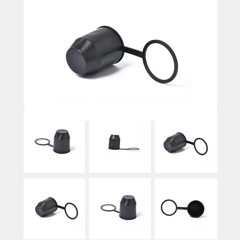 50 мм колпачок для фаркопа, крышка шара для прицепа, шарообразная форма, защита для фаркопа с пластиковым крюком, универсальная для прицепа RV