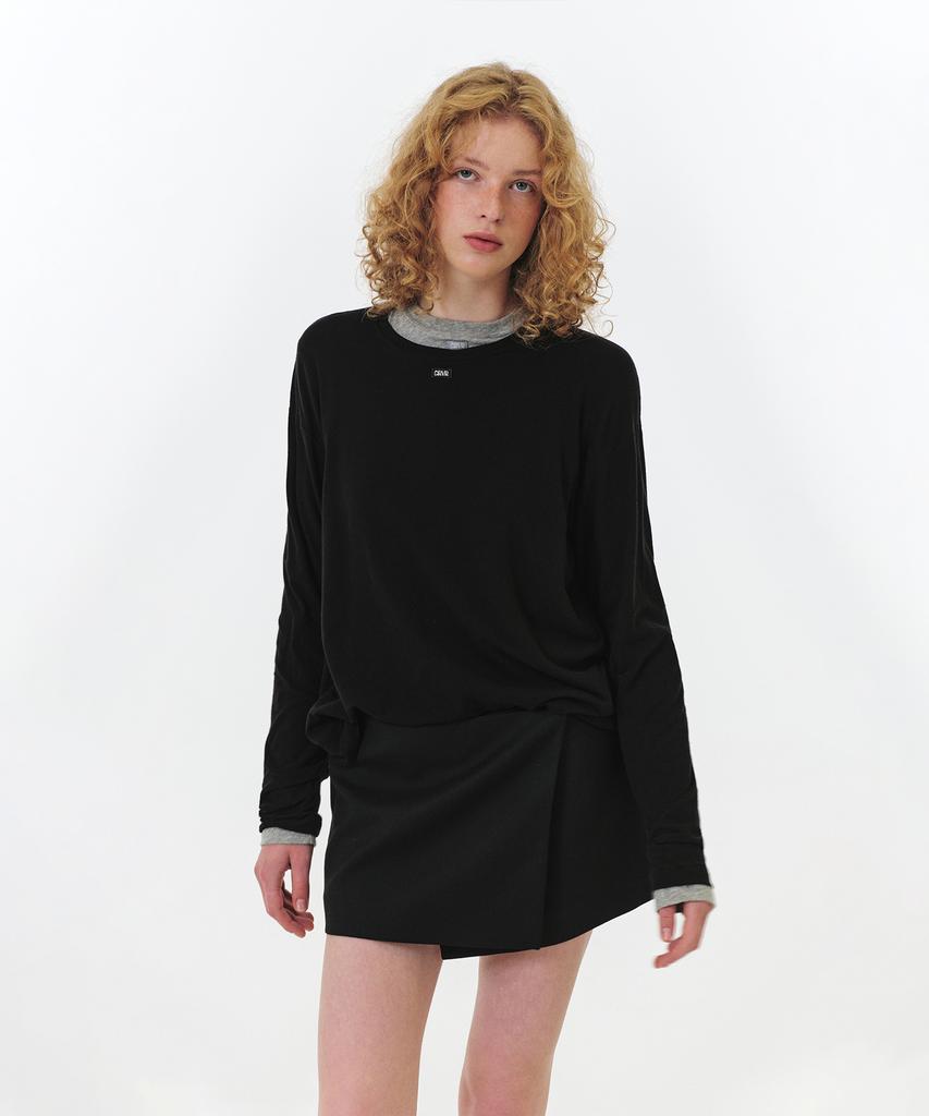 GROVE Mercy Wrap Skirt (Black)