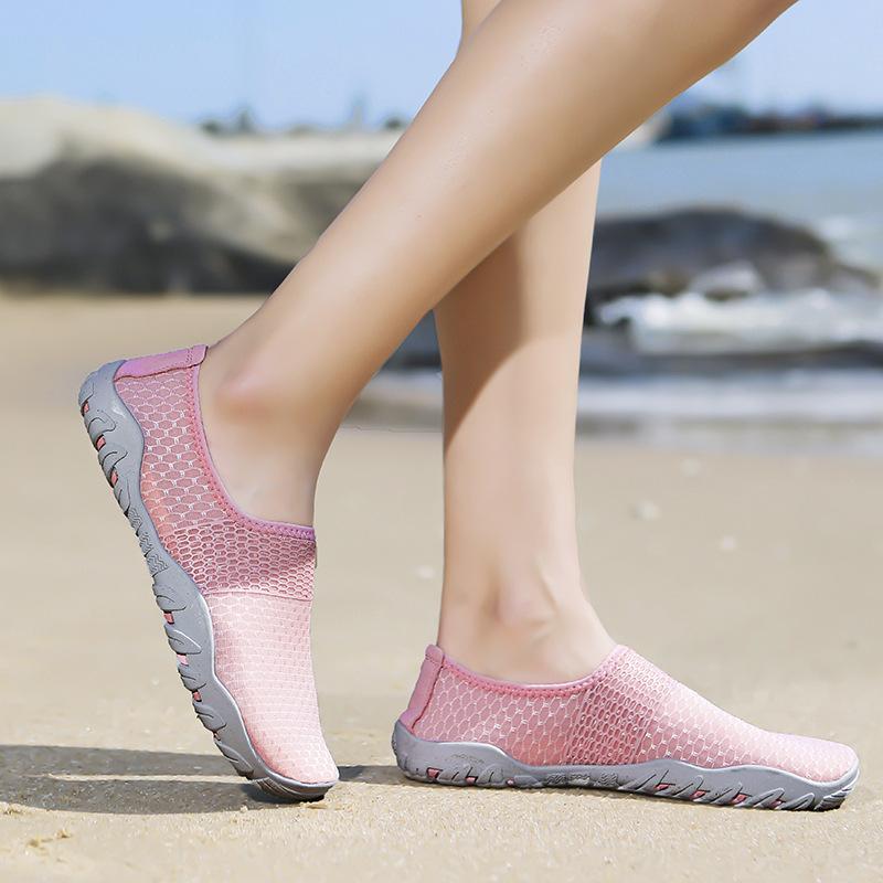 Обувь для воды, женская и мужская, быстросохнущая босиком, водные носки, пляжное плавание, спортивная обувь на открытом воздухе, новая дышащая легкая нескользящая обувь для дайвинга и плавания