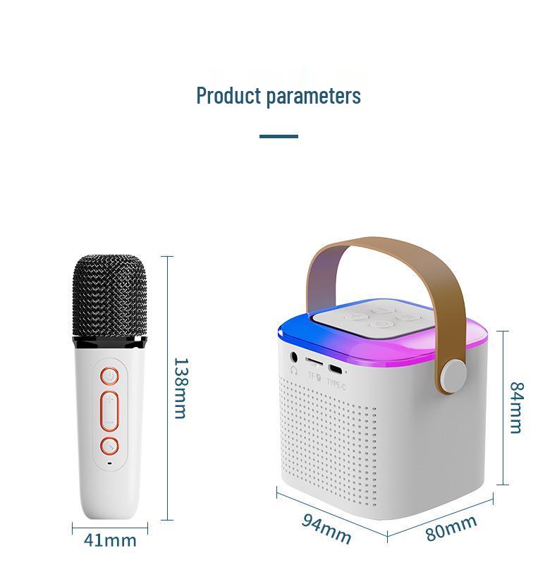 Y1 Беспроводная Bluetooth Портативная Уличная Колонка с Микрофоном для Караоке
