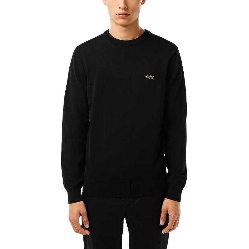 Lacoste Вязаный джемпер с круглым вырезом и нашивкой-логотипом AH1985031