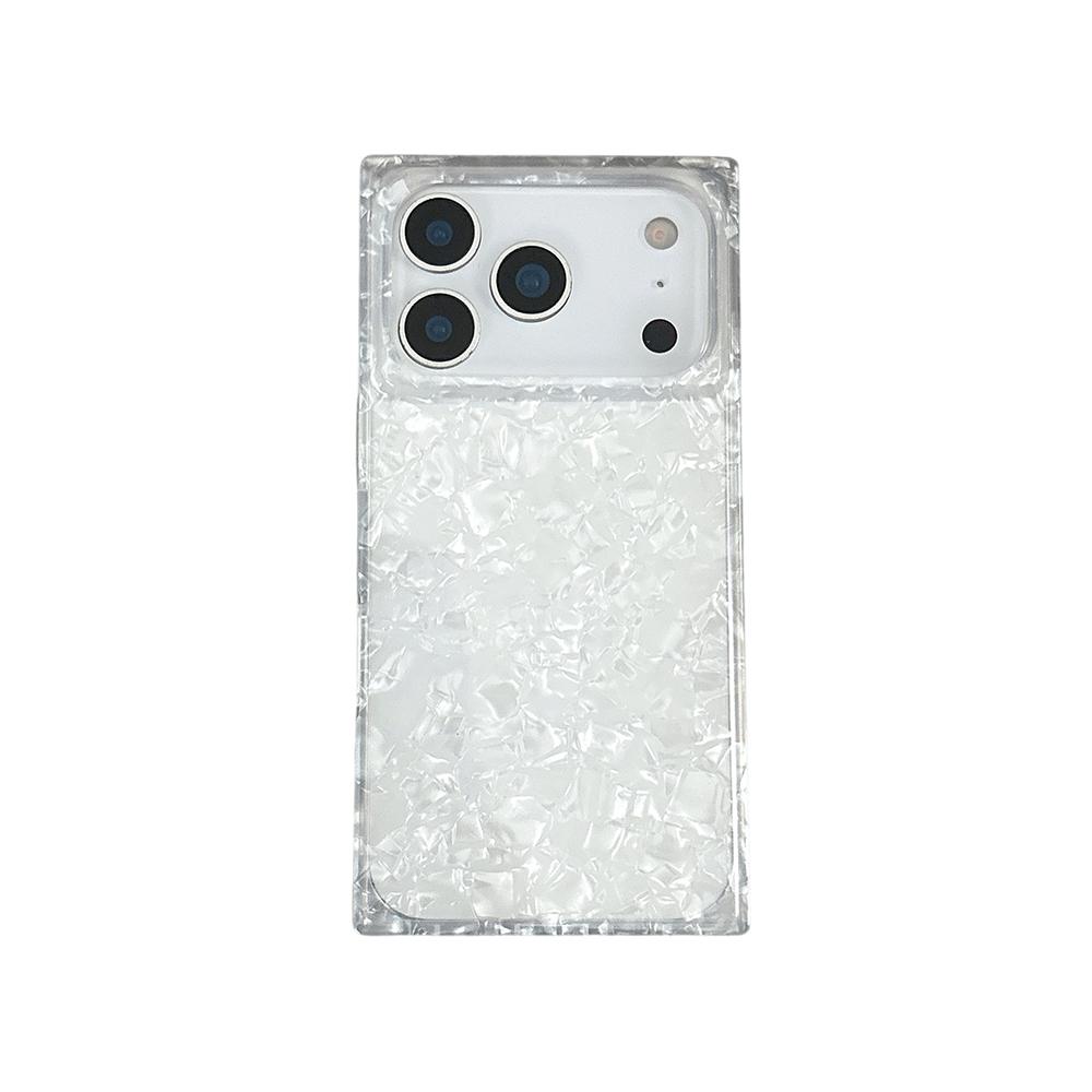 Прямоугольный чехол для телефона с узором 'Ракушка' для IPhone 16 13 15 14 Pro Max Ударопрочный защитный чехол для Iphone 17 Pro Max