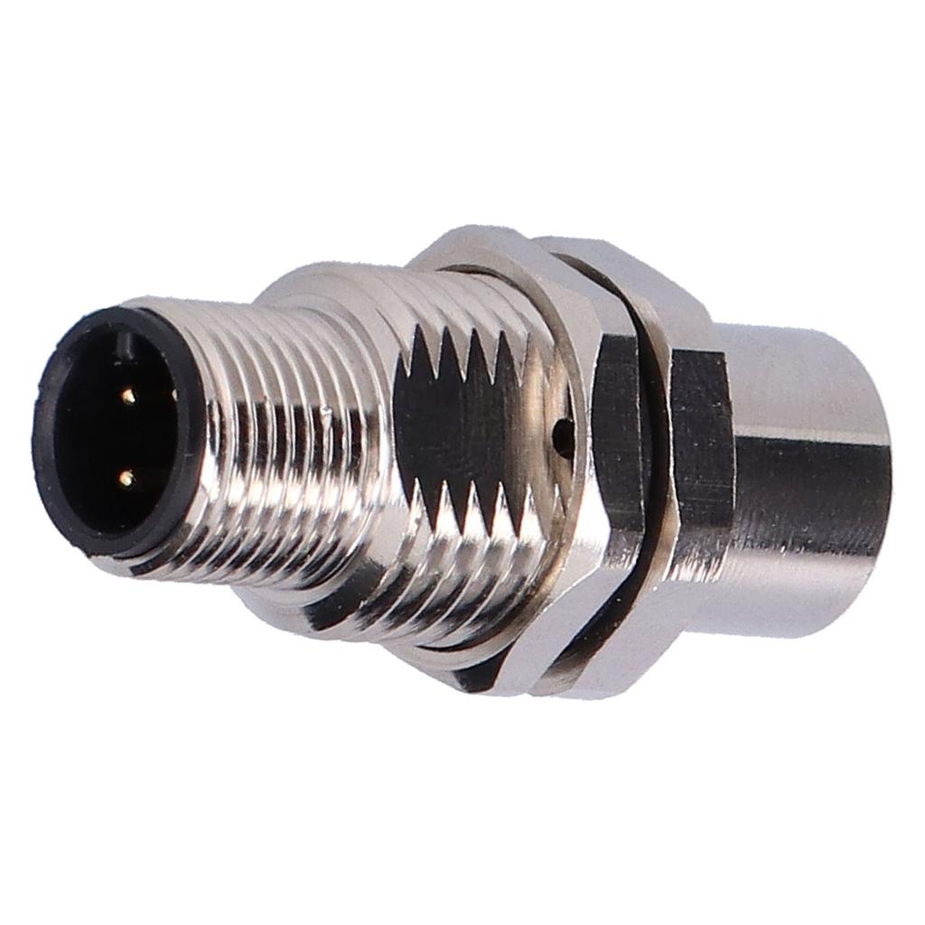 Разъем «папа-мама» IP67 панельный разъем с никелированной латунью M12‑I‑4