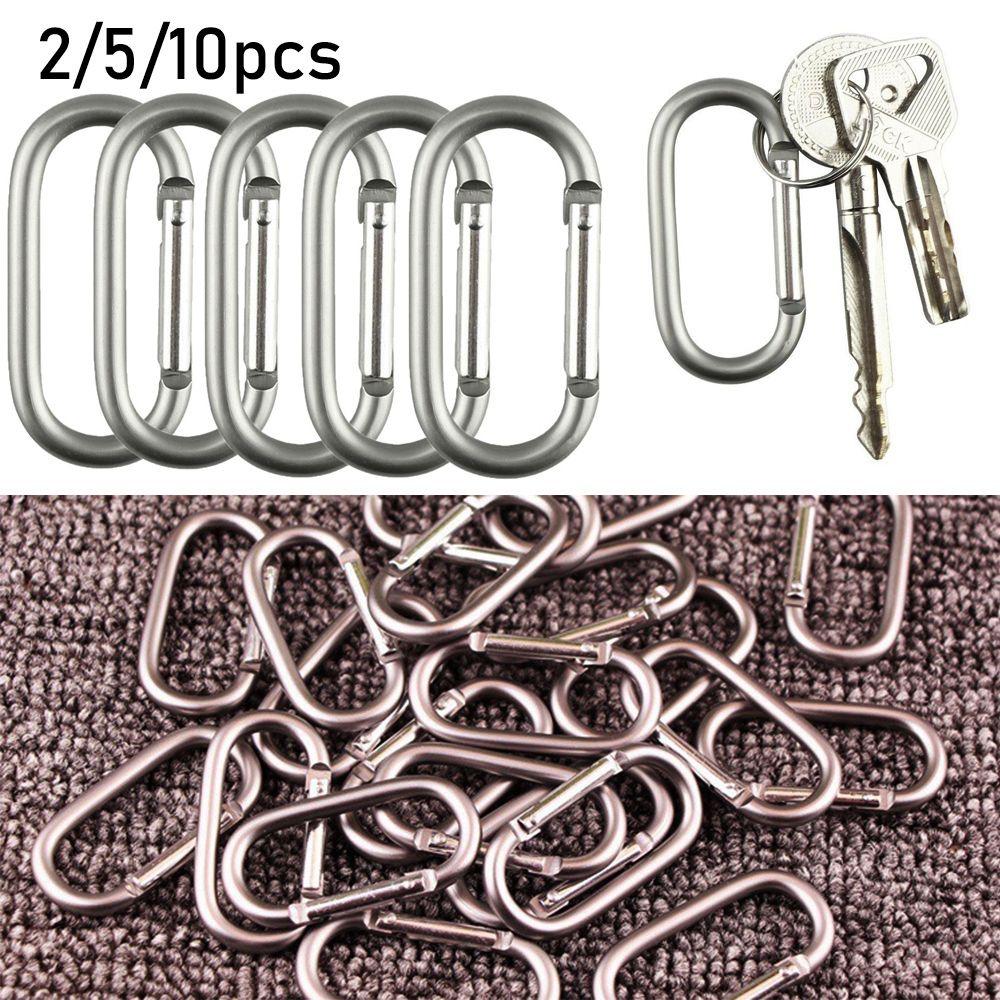 Aluminum Rings Outdoor tool Camp Mountaineering Hook Climing Carabiner Buckle Keychain Travel Kit
