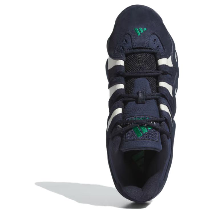 Hoop York City x adidas Crazy 8 Low Legend Ink Off White Унисекс Кроссовки Синий Основной черный IH2825