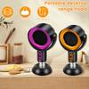 1 шт. Портативный вытяжной вентилятор, регулируемый, 2 скорости, настольная вытяжка, USB-перезаряжаемый вытяжной вентилятор для барбекю, приготовления пищи, кухонные аксессуары