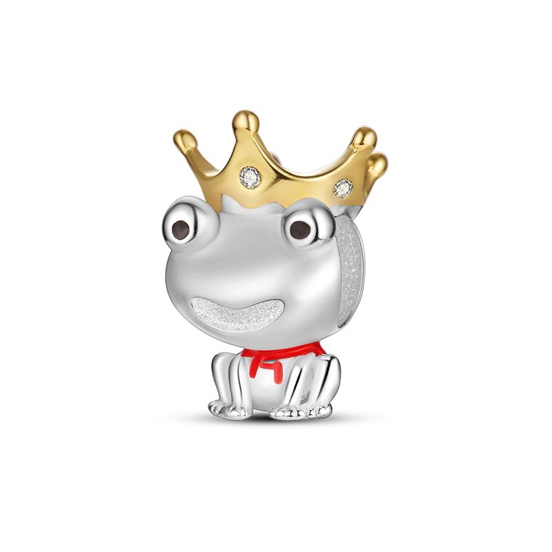 Медь Сказка Маленький Мальчик Лис Роза Цветок Лягушка Принц Шарм Подходит для браслета Mula Бусины Женские Украшения для Изготовления