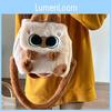 Cat Plush Siamese Backpack Cute Doll Crossbody Bag For Teen Travel School And
