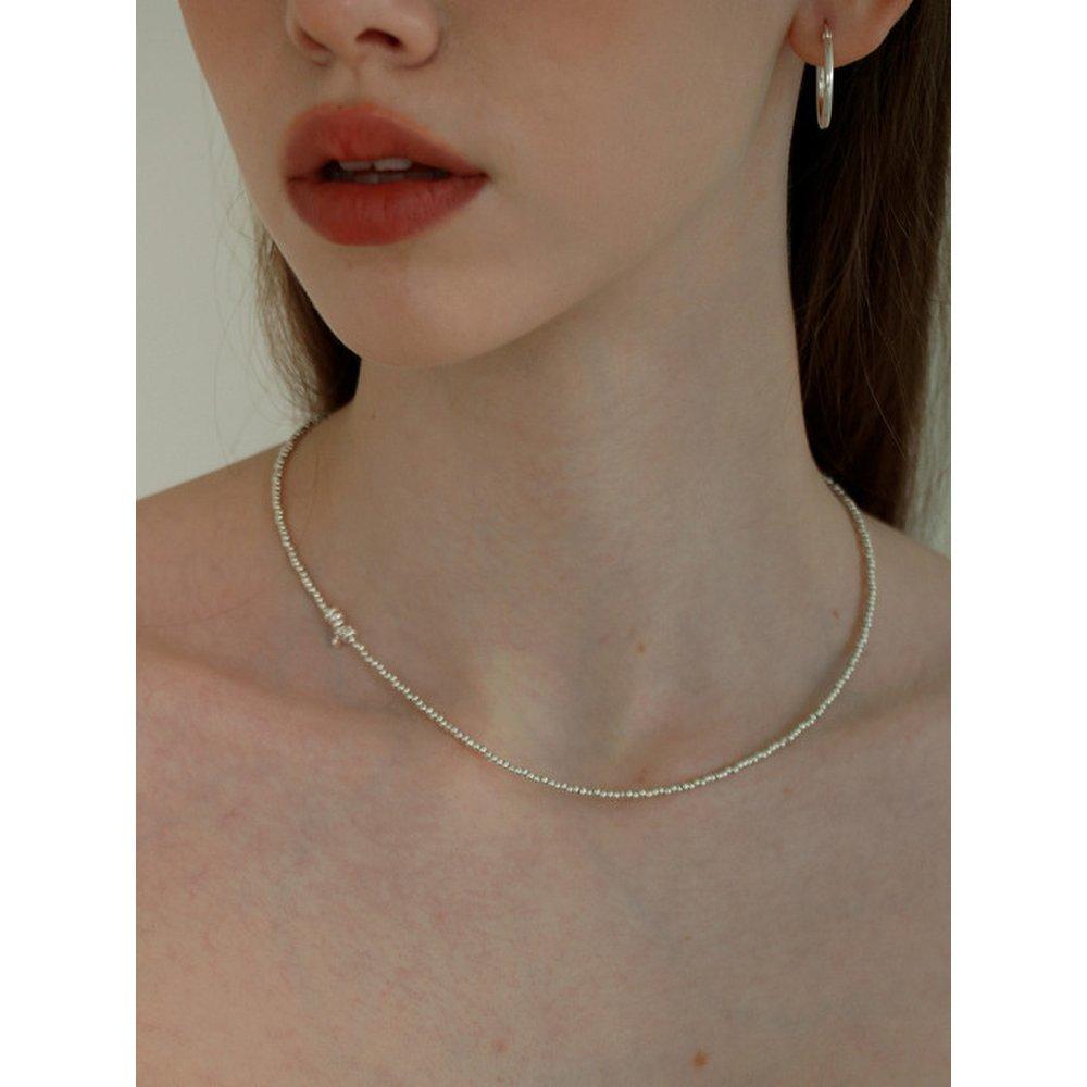 Silver Beads Necklace