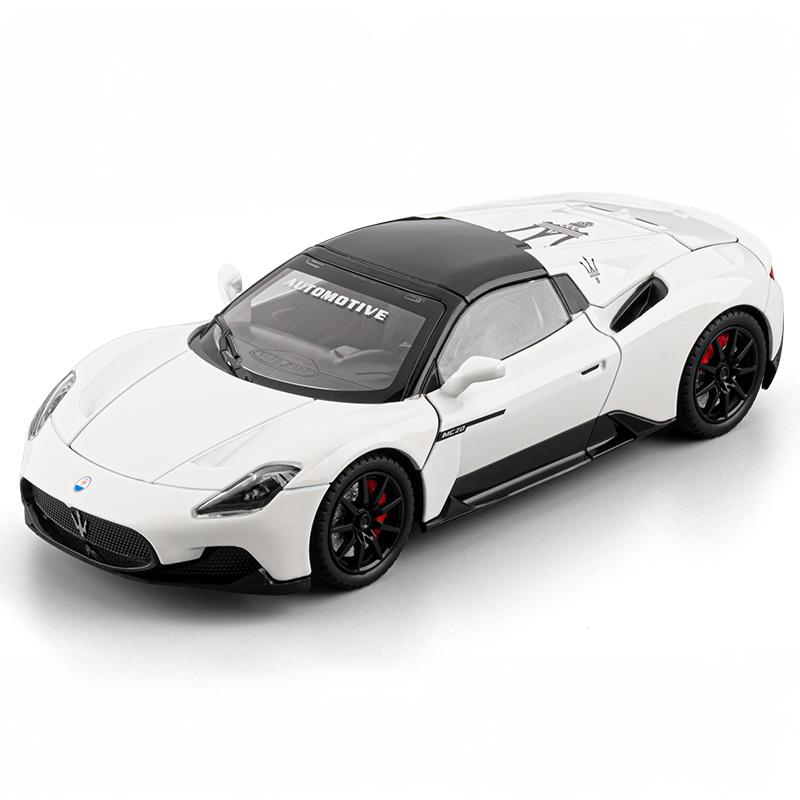 1/24 Maserati MC20 Кабриолет Спортивный Автомобиль Сплав Металл Литье под Давлением Модель Автомобиля Внутренний Дом Модные Игрушки Украшения Праздничный Подарок Ребенок
