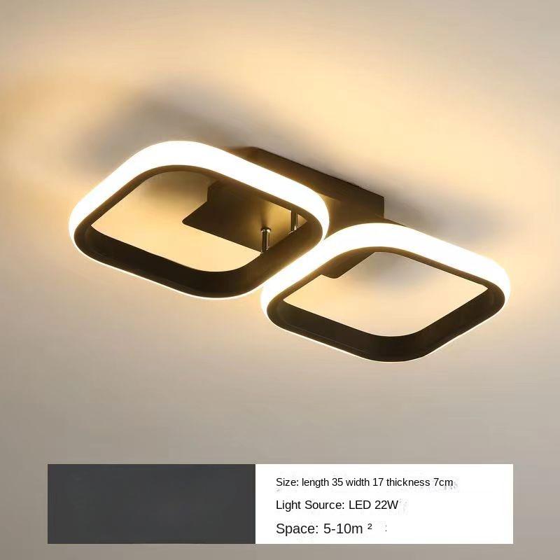 Современная гостиная светодиодный квадратный потолочный светильник спальня кабинет потолочный светильник отель ресторан коридор внутреннее освещение люстра