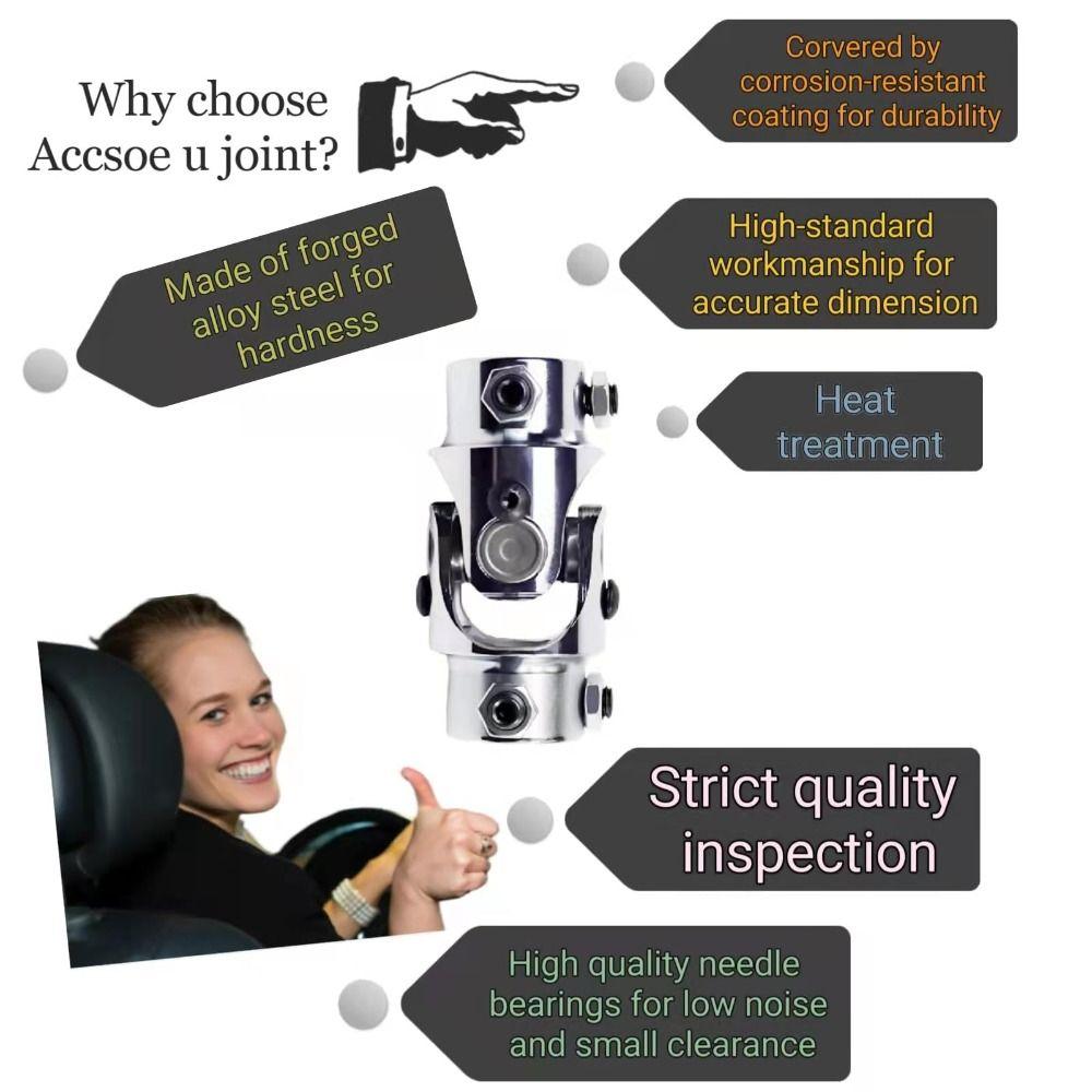 8mm To 8mm Inner Dia Steering Universal Joint Joint Coupling Grinding Machines, Automotive Parts