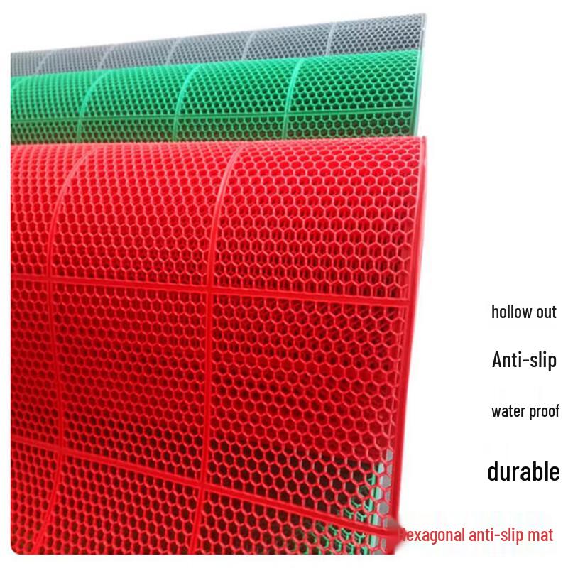 Рулон серый ПВХ пластиковый коврик для пола