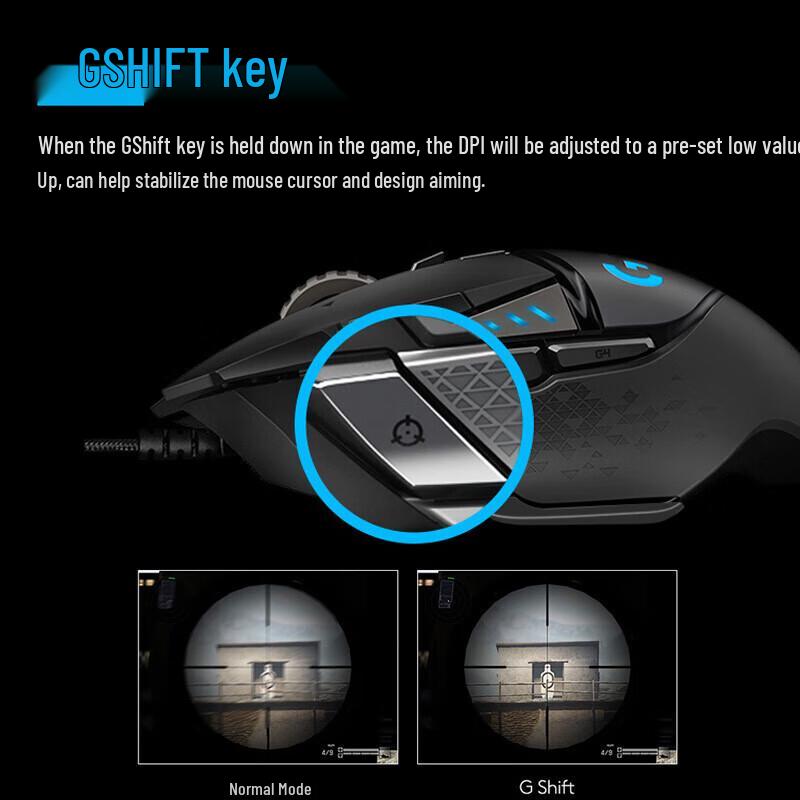 Logitech G-Series HERO Wired Gaming Mouse
