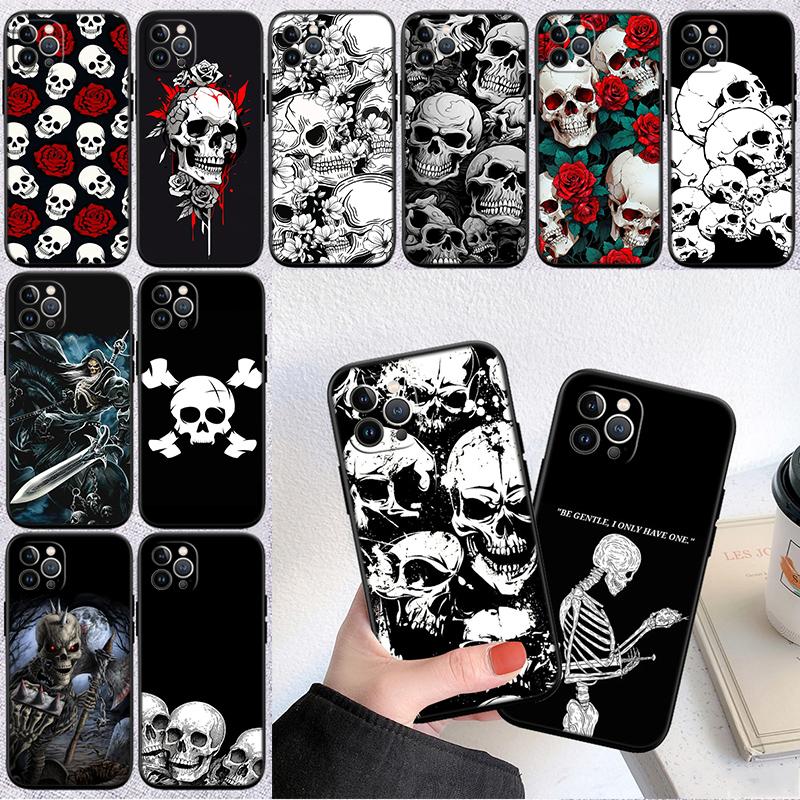 Skeleton Skull New High-End Shell Phone Case for OPPO A3 Pro A72 A74 A76 A77 A77S A78 A79 A94 A95 A18 A40M A58