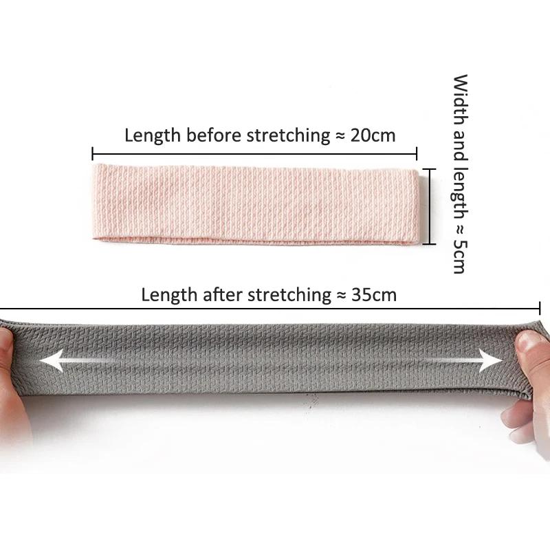 Уличный Пот Спорт Эластичная Хлопковая Повязка на Голову Модные Повязки на Голову Для Женщин Мужчин Однотонные Для Бега Фитнеса Йоги Резинки для Волос Эластичные