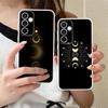 Sun Moon Mobile Cell Phone Case for Samsung Galaxy S25 S24 S23 S22 S21Plus FE Ultra Clear Colorful Cover Luxury Cellphones