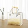PVC Gift Bag Pink White Storage Bag Creative Shopping Bags