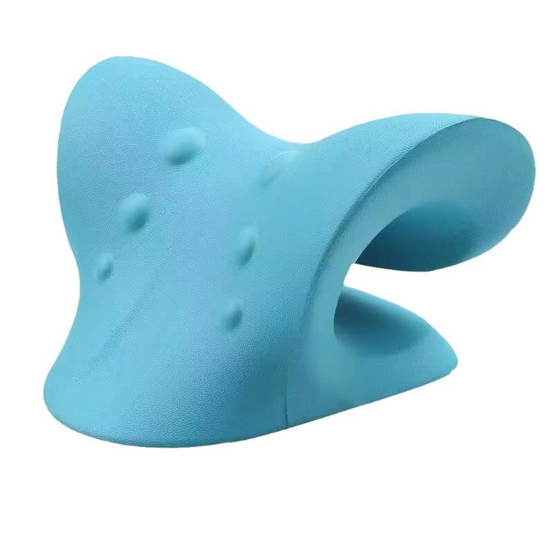 Cervical Spine Pillow with Neck Curvature Corrector & Massager