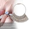 Clear Reading Ring Sizer Silver Measuring Tool Precision Ring Mandrel  Ring Measurement