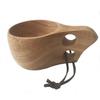 Tawatawa Kuksa Wooden Mug, Natural Wood, Approx. 8cm Diameter, Handmade Cup
