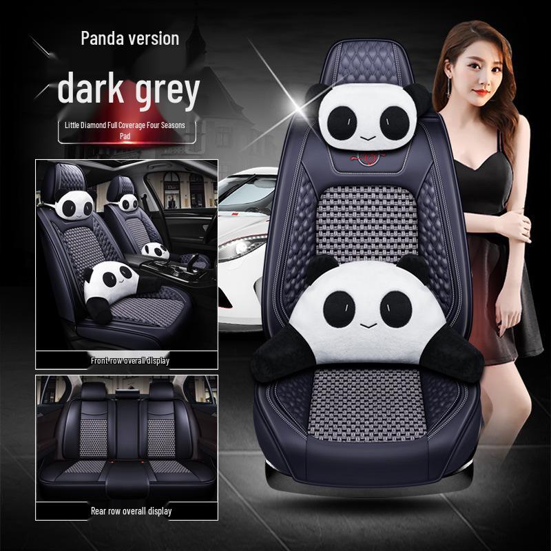 XDD Premium 9D Ice Silk Car Seat Cushion - All-Season Full Coverage Seat Cover
