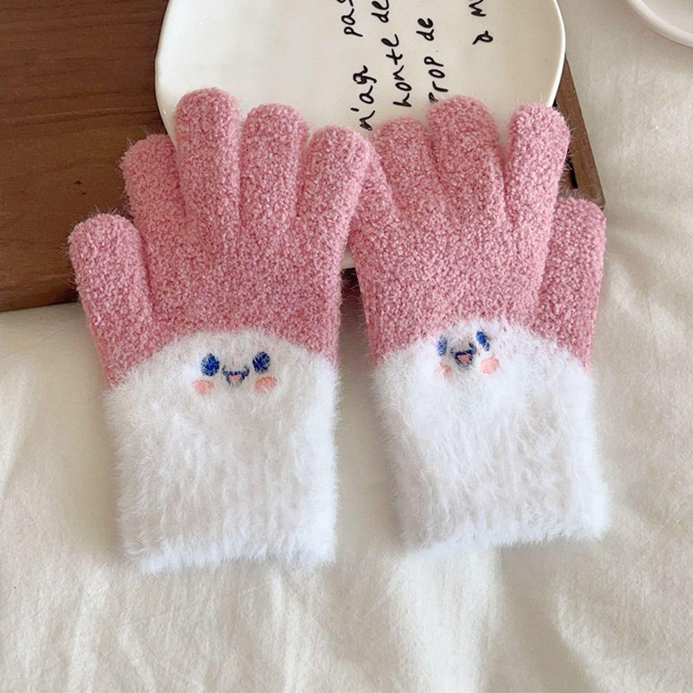 Coldproof Kids Winter Gloves Windproof Baby Gloves Cute Children Mittens for 7-15 Years Old Toddler
