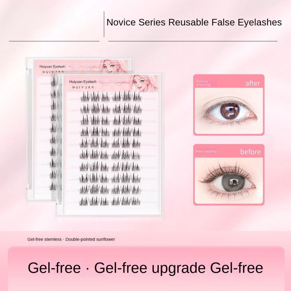 Накладные ресницы без клея 5D Trilogy Подсолнух Инструменты для макияжа Многоразовые ресницы Макияж