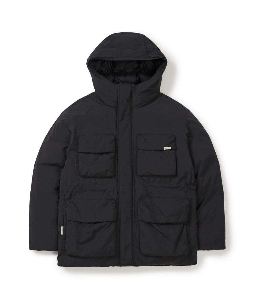 Snowpeak Apparel Land Mid-Length Heavy Down Jacket (S25Wmgdj64) Dark Charcoal