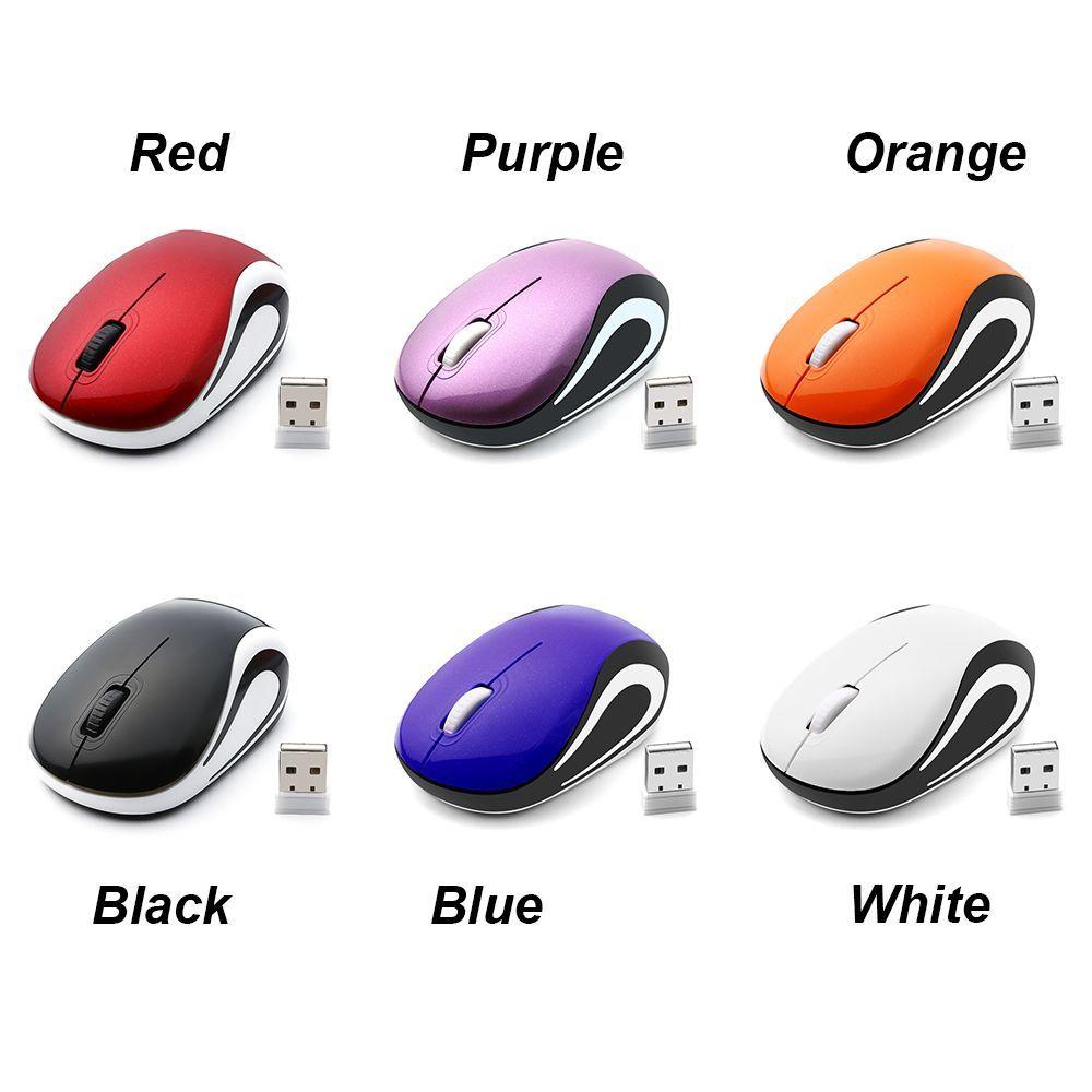 Mini Computer Peripherals Cordless Gaming Mice Adjustable DPI Wireless Mouse 2.4GHz