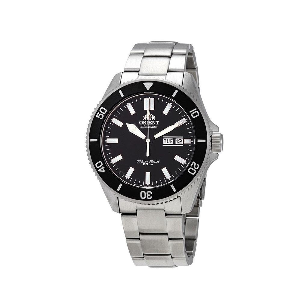 Orient Analog Automatic Watch Stainless Steel Strap Silver Bracelet Men's RA-AA0008B19B Bracelet, Silver,