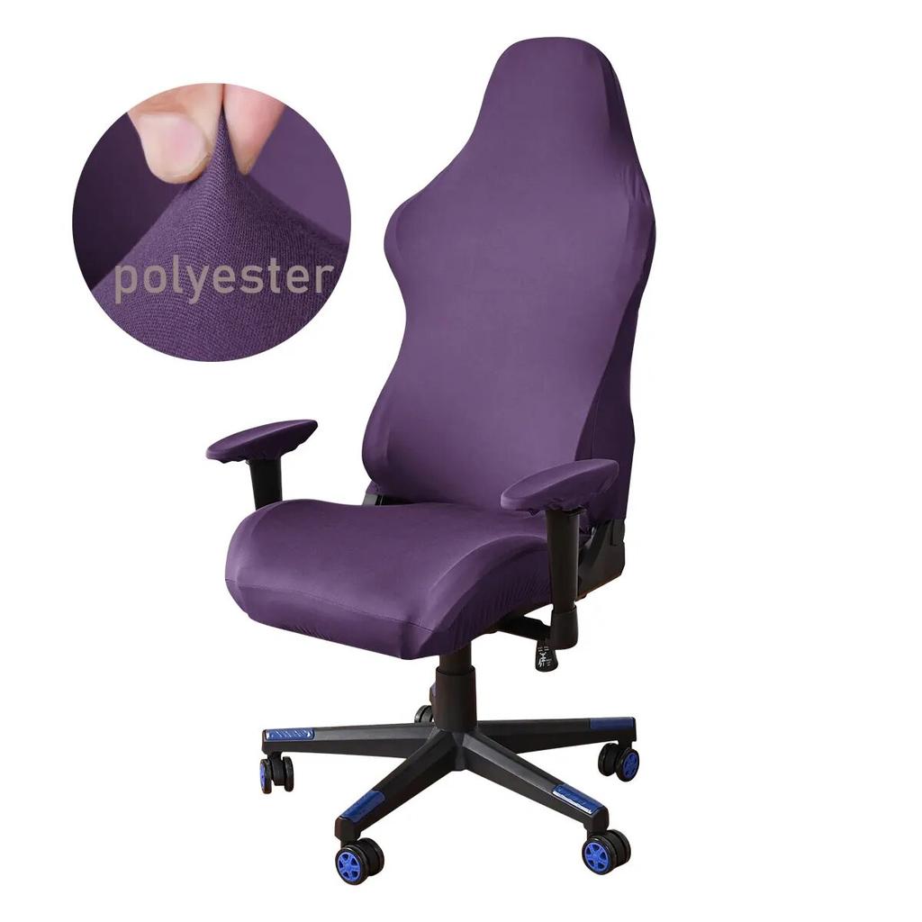 Чехол на игровое кресло, чехол, эластичный чехол для сиденья, кожаный чехол для компьютерного кресла, гоночный чехол с рюшами, защита геймерского кресла