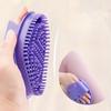 Trendy Handheld Massage Brush Body Thin Health Meridian Full-body Massage Brush Silicone Brush