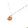 Stones and Minerals. Raw Oregon Sunstone Necklace. 8.92 Ct. Oregon, USA.