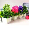 1Pcs Artificial Plants Odorless Colorfast Plastic Artificial Potted Plants for Home Decoration