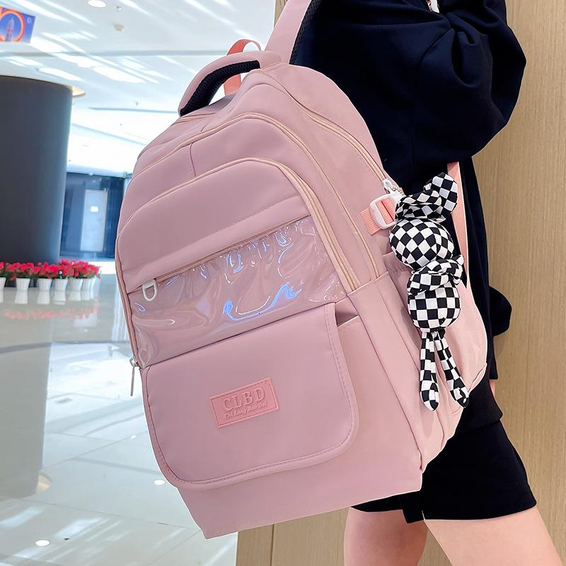 Студенческий рюкзак для младших и старших классов, школьная сумка большой емкости, рюкзак для компьютера для пары