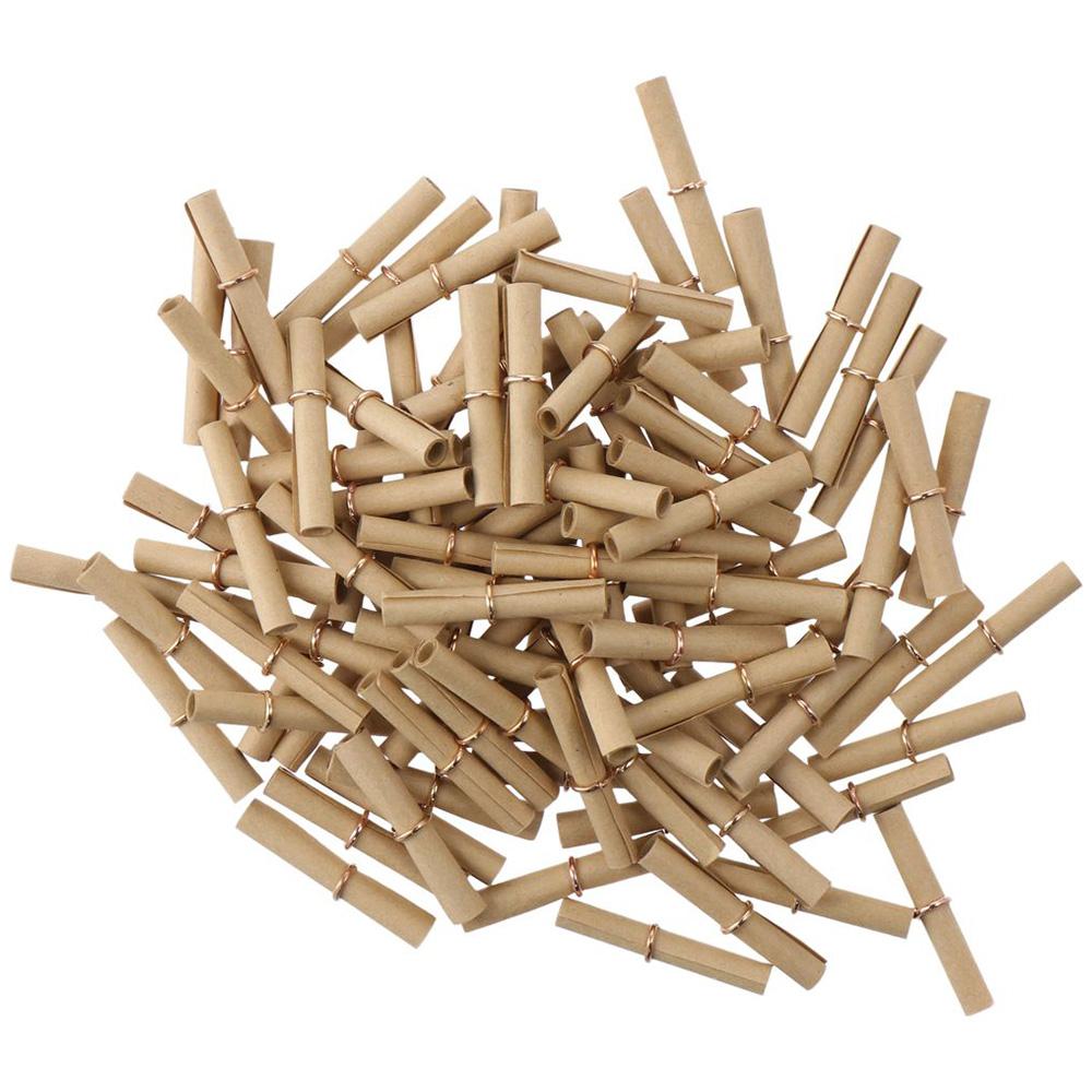 100pcs Paper Mini Scrolls Vintage Lucky Scroll Lucky Scroll Paper Vintage Scrolls Birthday