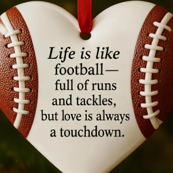 Бейсбольная игрушка в форме сердца, спортивное рождественское украшение для подвешивания на елку, украшение на день рождения, День святого Валентина