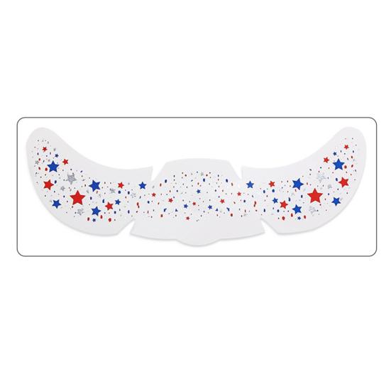 Waterproof Freckle Tattoos Stickers, USA Flag Face Stickers for Independence Day, Patriotic Temporary Body Art for Women Girls, Party Makeup
