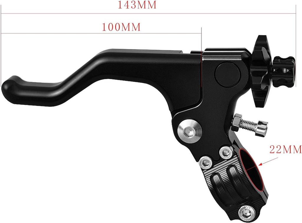 Рычаг сцепления Pacify для велосипеда 22 мм, универсальный тормозной рычаг с ЧПУ, алюминиевый, ударопрочный, короткий, для трюкового мотоцикла