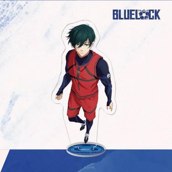 Модель подставки с синим замком, брелок для ключей Isagi Yoichi Bachira Meguru Kira Ryosuke Chigiri Hyoma, украшение для стоящего знака