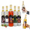 CHRISTMAS CRYSTAL 500ml PREMIUM DECORATED bottle for vodka gift tinctures