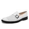Модные мужские лоферы Дышащие туфли для вождения Универсальные нескользящие повседневные кожаные туфли Удобные уличные туфли для ходьбы Мокасины
