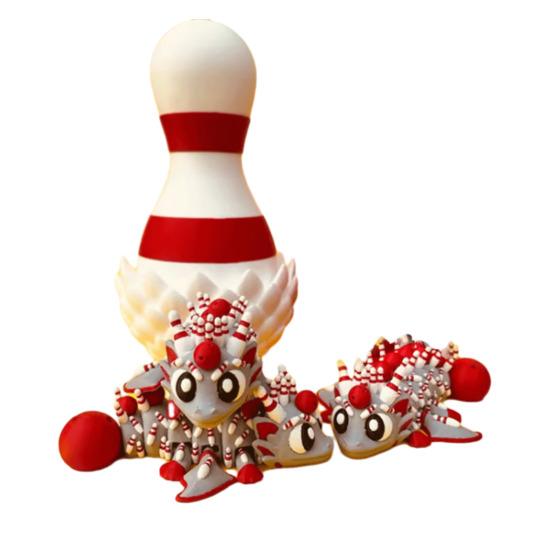 3D-печатное украшение-яйцо дракона, игрушка с фигуркой дракона внутри, фиджет-игрушка в стиле спортивного мяча, статуэтка дракона для снятия стресса для детей и взрослых, домашний декор