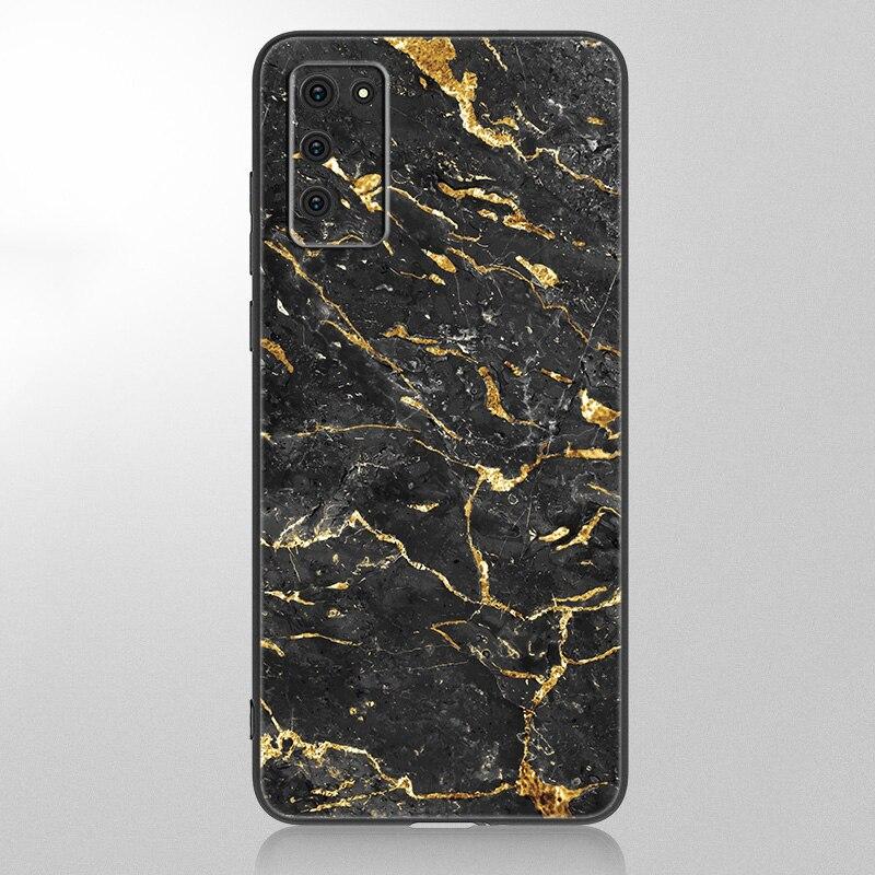 Черный и белый мраморный чехол для Samsung Galaxy A12 A02S A22 A32 A52 A72 A71 A51 A41 A31 A21 A11 A50 A70 A10S A20S черный чехол