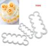 3-Piece Floral Biscuit Fondant Mold Set